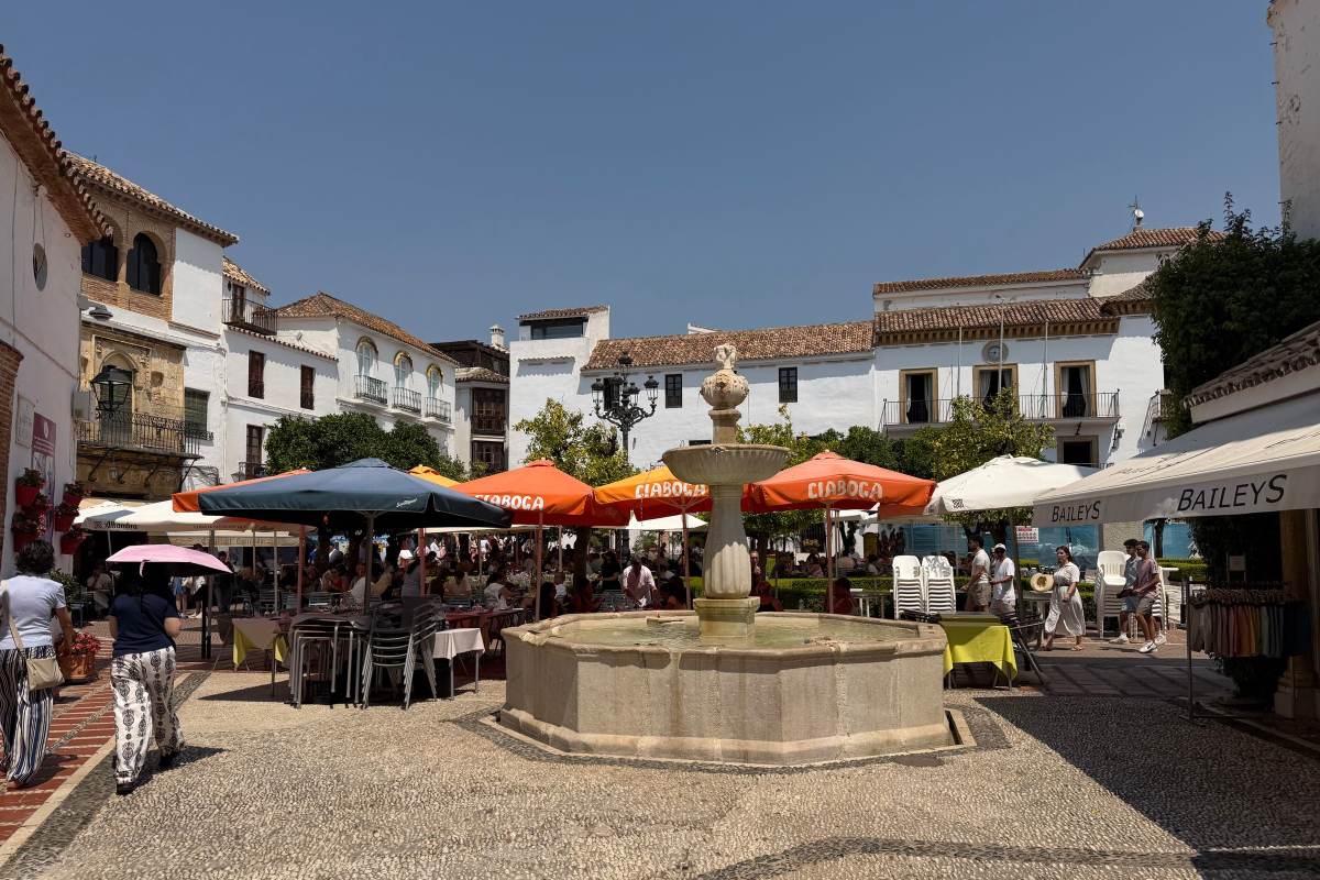 Plaza de los Naranjos in the old town of Marbella